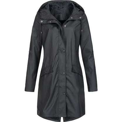 Wasserabweisende Regenjacke Frauen Taillierte Passform