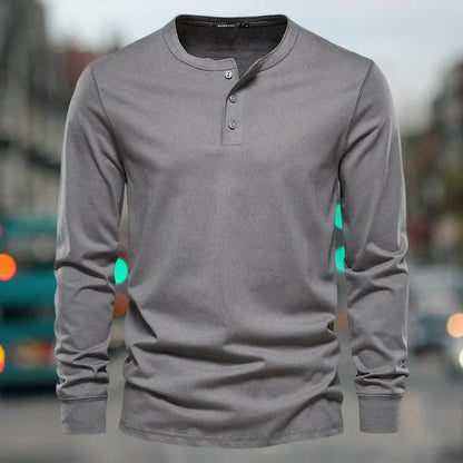 Langarmshirt Herren Modern Sportlich