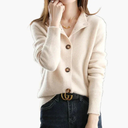 Stilvolle Strickjacke Büro Chic