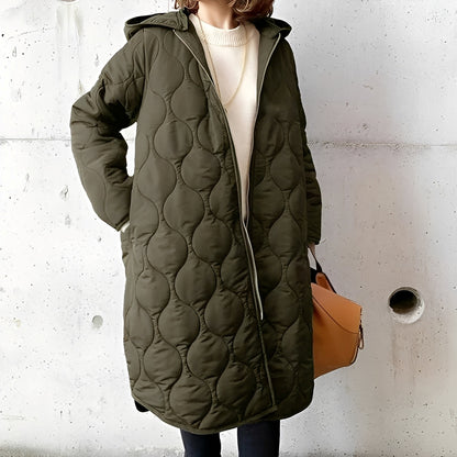 Praktischer Winterparka Kapuze Modern