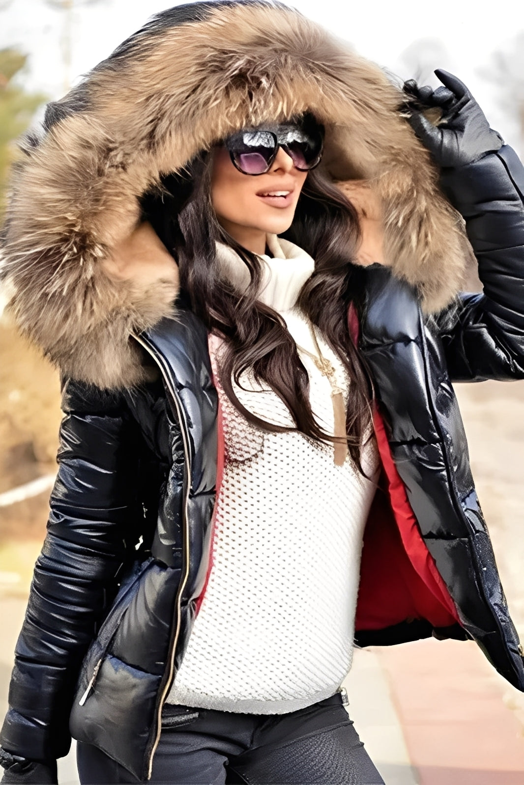 Elegante Damen-Daunenjacke Warm & Stylish