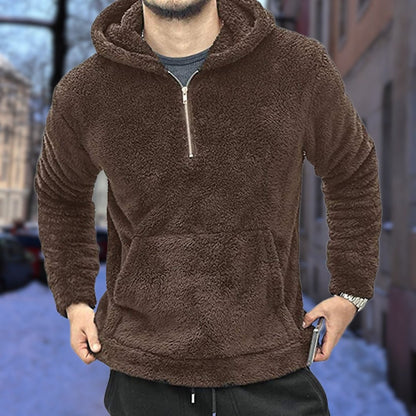 Plüsch Kapuzenpullover Männer Warm