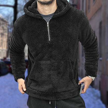 Plüsch Kapuzenpullover Männer Warm