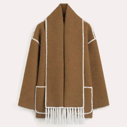 Elegante Damenjacke Schalkragen Stil