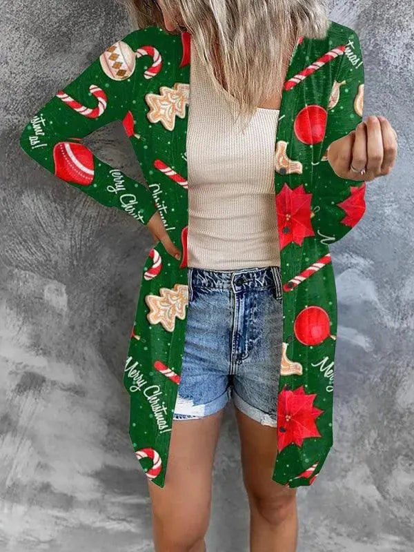 Weihnachtliche Damen Strickpullover Festlich - IdealeKleiden