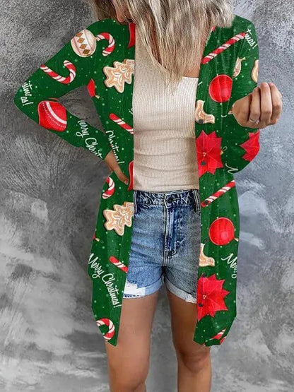 Weihnachtliche Damen Strickpullover Festlich - IdealeKleiden