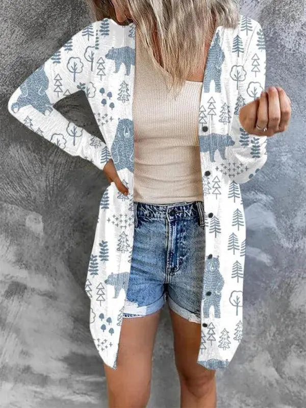 Weihnachtliche Damen Strickpullover Festlich