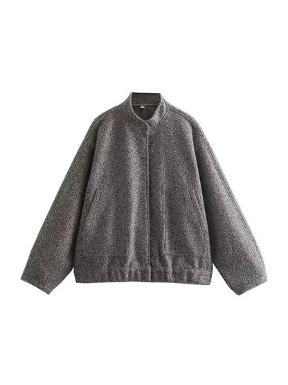 Übergröße Teddyjacke Modern Minimalistisch