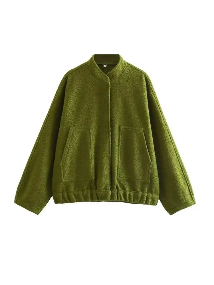 Übergröße Teddyjacke Modern Minimalistisch