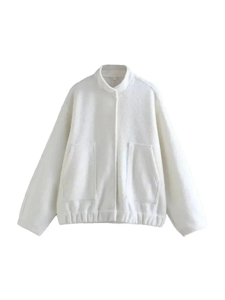 Übergröße Teddyjacke Modern Minimalistisch
