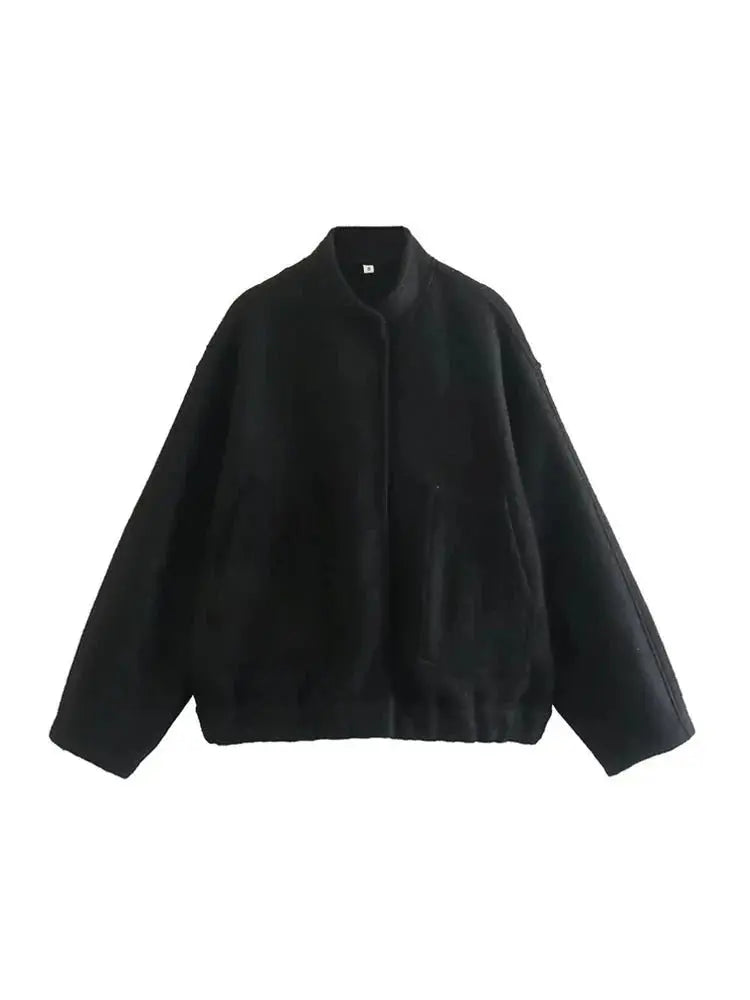 Übergröße Teddyjacke Modern Minimalistisch
