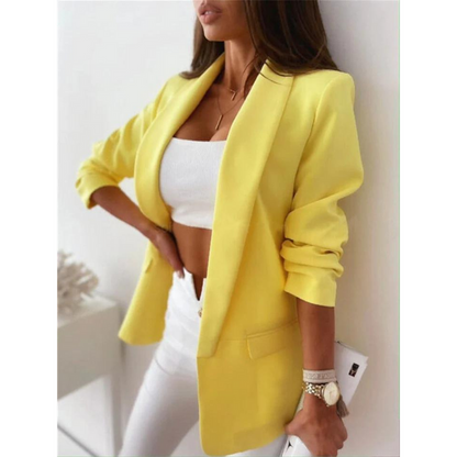 Stylischer Blazer Damen Tailliert Geschnitten