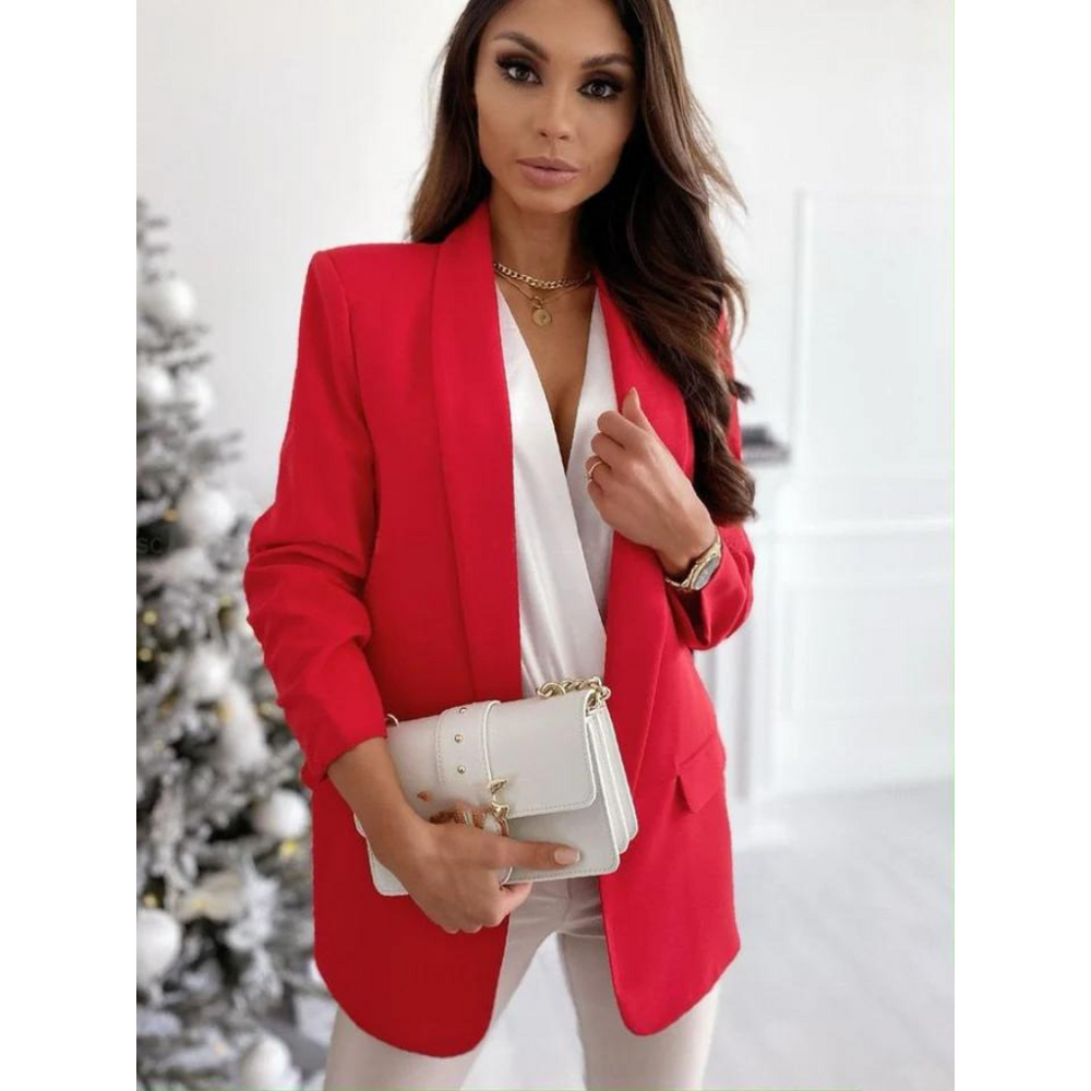 Stylischer Blazer Damen Tailliert Geschnitten