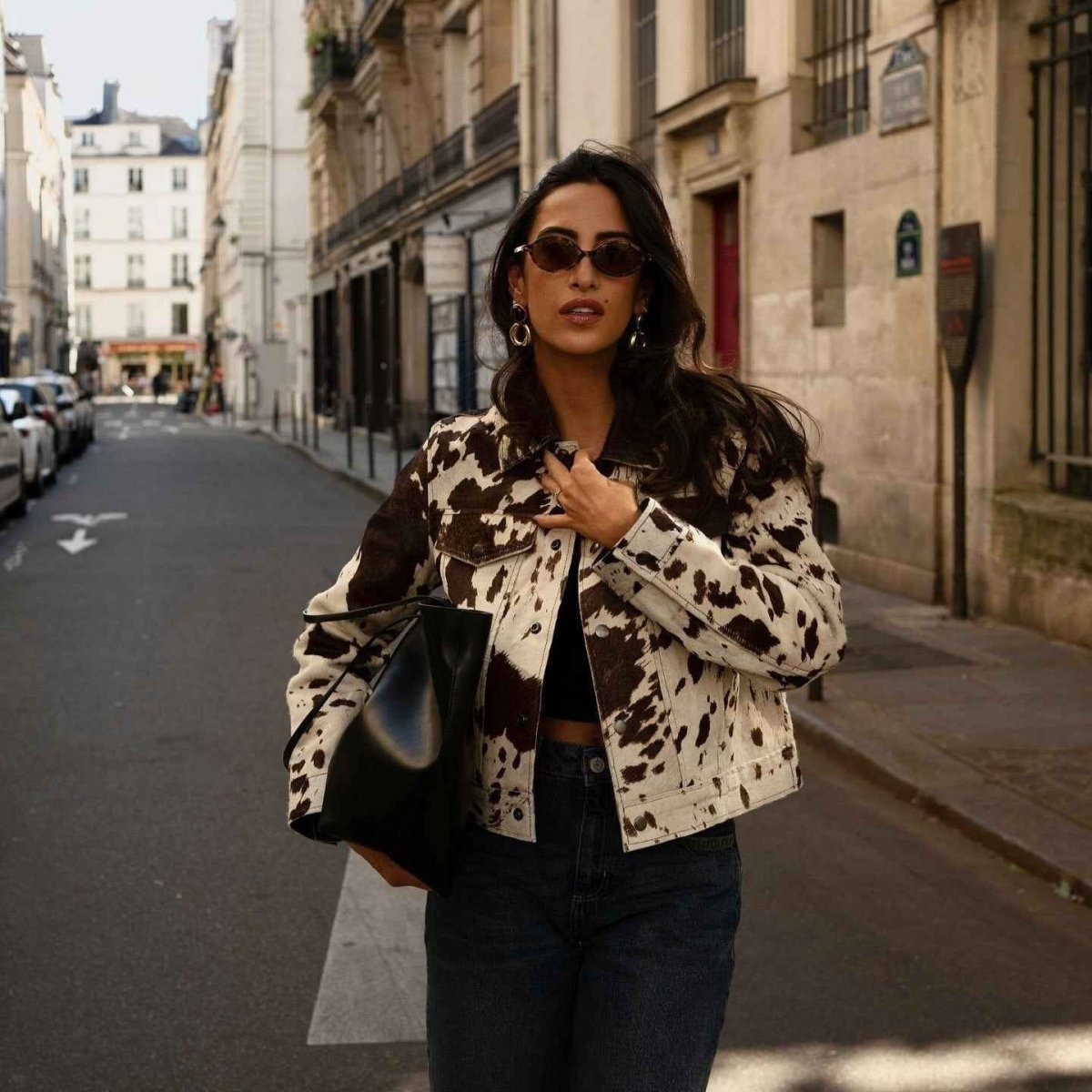 Kuhflecken Jacke Trendy Landhausstil - IdealeKleiden