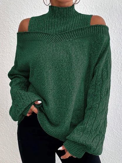 Weiche Off-Shoulder-Sweatshirt Damen
