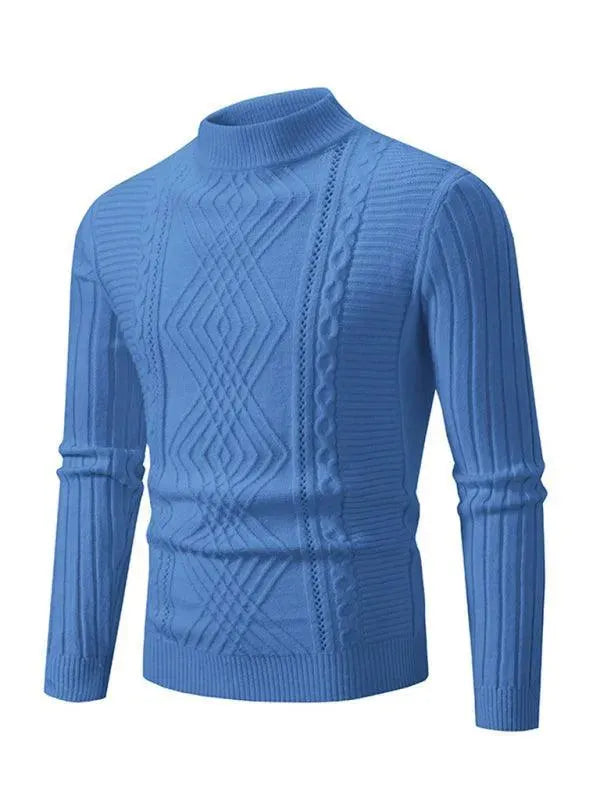 Herren Pullover Kaschmir Weich Gestrickt