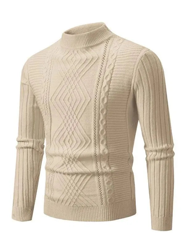 Herren Pullover Kaschmir Weich Gestrickt