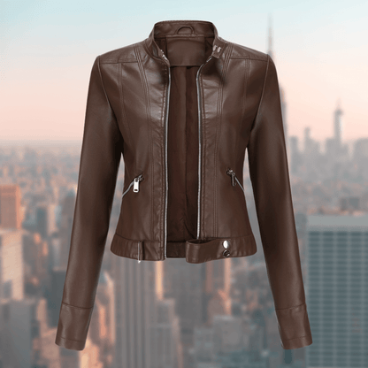 Elegante Lederjacke Damen Stilvoll und Robust
