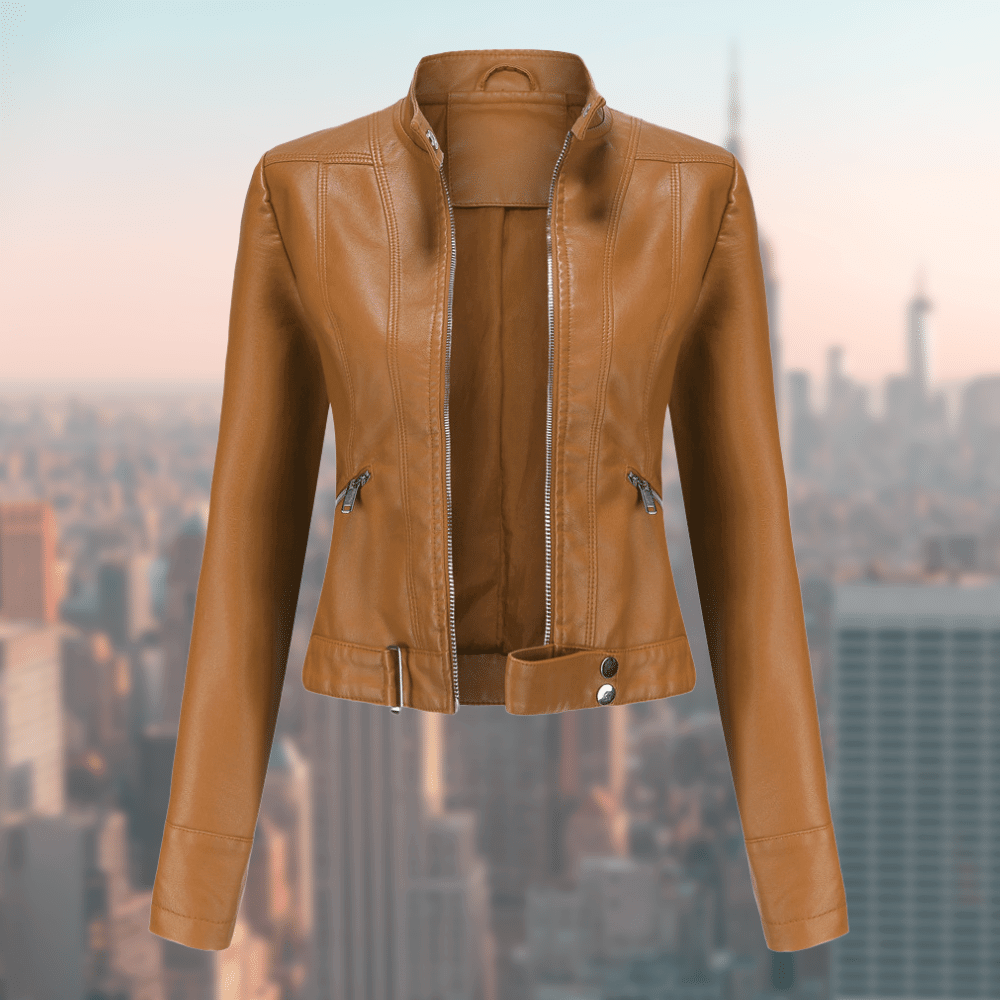 Elegante Lederjacke Damen Stilvoll und Robust