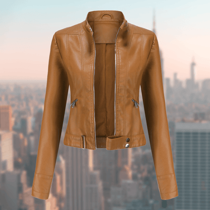Elegante Lederjacke Damen Stilvoll und Robust