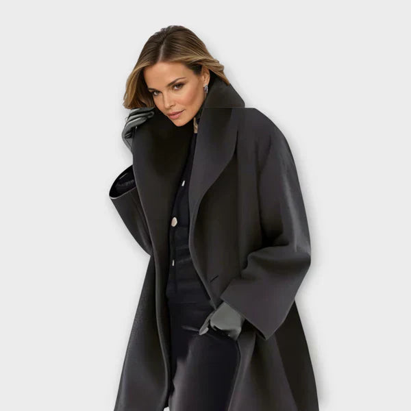 Luxus Wolljacke Winddicht Damen