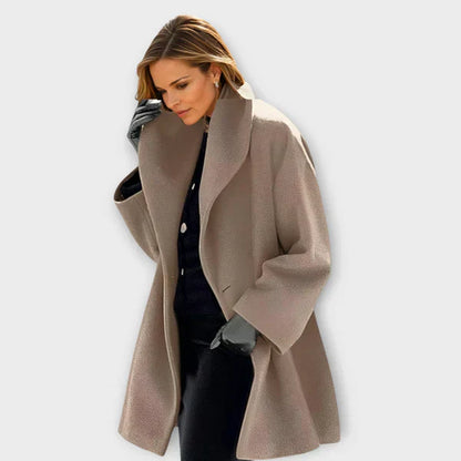 Luxus Wolljacke Winddicht Damen