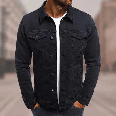 Modische Denimjacke Männer Trend