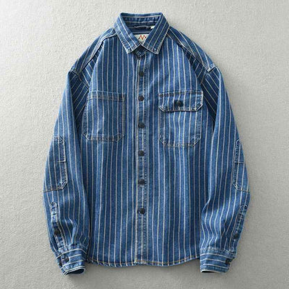 Herren Jeans Shirt Modern Style