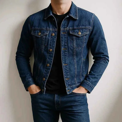 Herren Jeansjacke Modern Slimfit