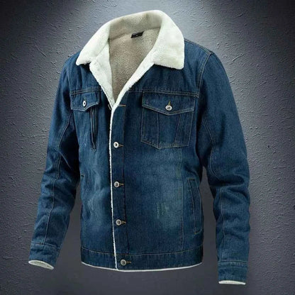 Isolierte Jeansjacke Warm Fleece