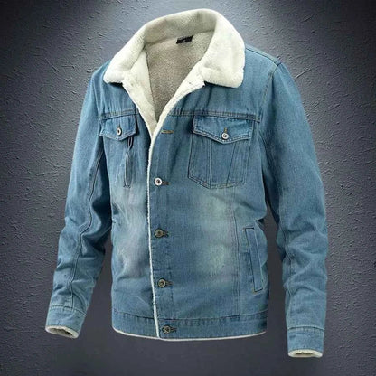 Isolierte Jeansjacke Warm Fleece