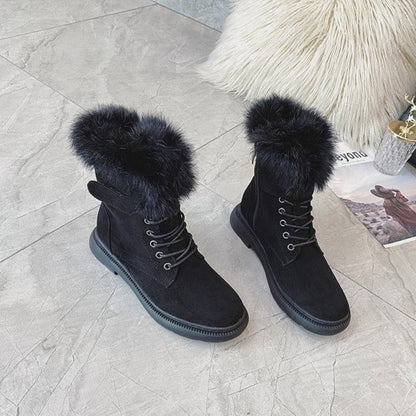 Warm gefütterte Damen Winterstiefel