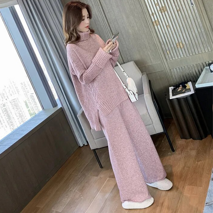 Strickkleid Damen Warm & Elegannt