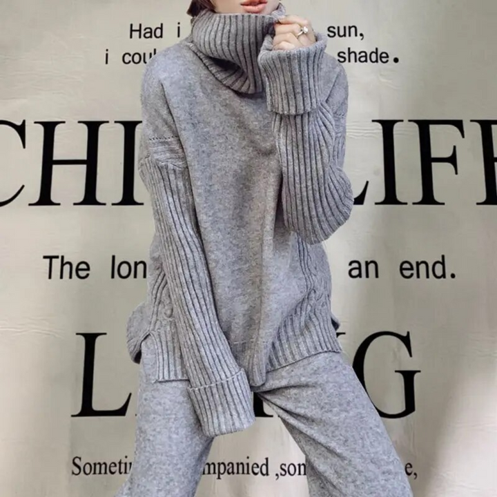 Strickkleid Damen Warm &amp; Elegannt