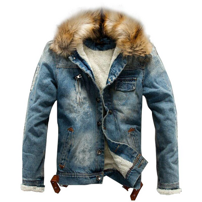 Herren Denimjacke Trucker Style