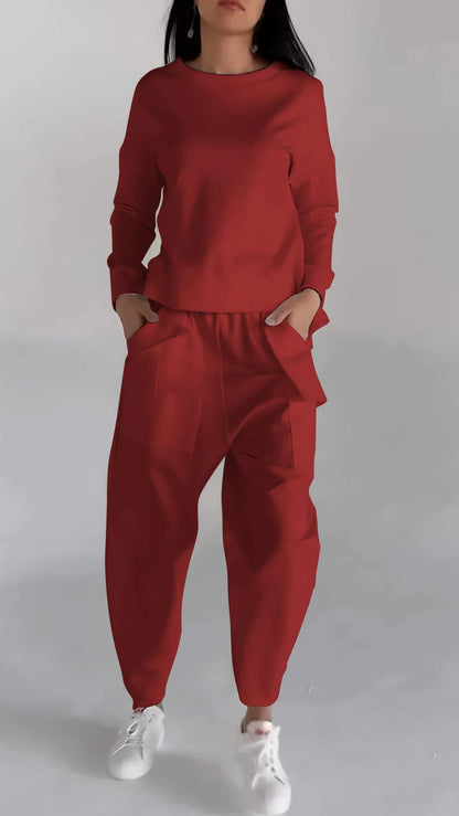 Praktische Damenkleidung mit Leichtem Oberteil Look