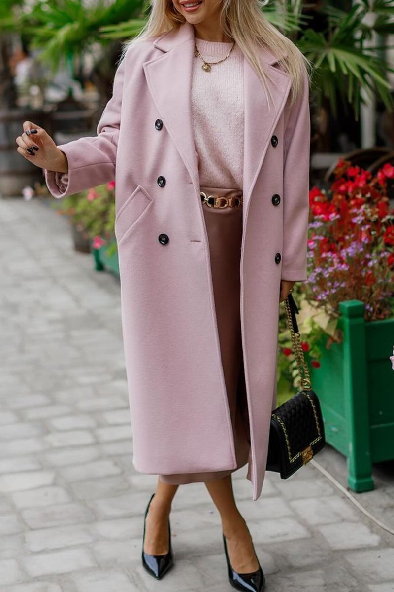 Lange Damenjacke Moderner Schnitt Klassisches Design