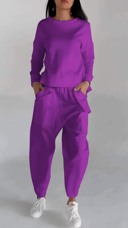 Praktische Damenkleidung mit Leichtem Oberteil Look