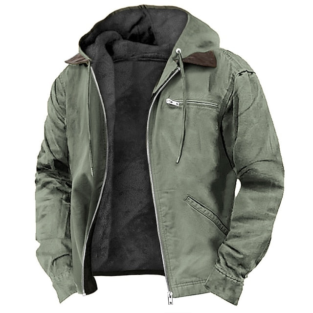 Herren Winterjacke Elegant und Warm