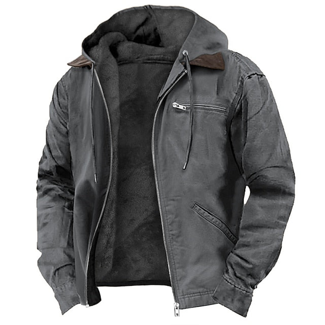 Herren Winterjacke Elegant und Warm