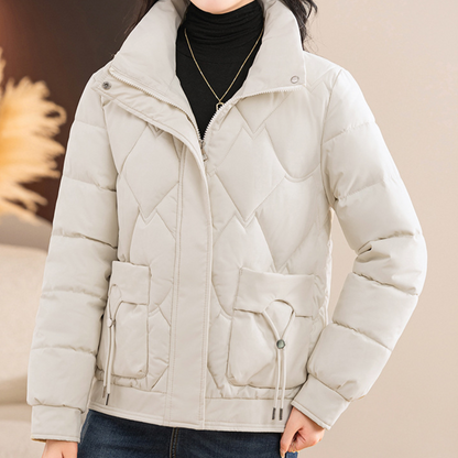 Elegante Damenwinterjacke Luxus Qualität