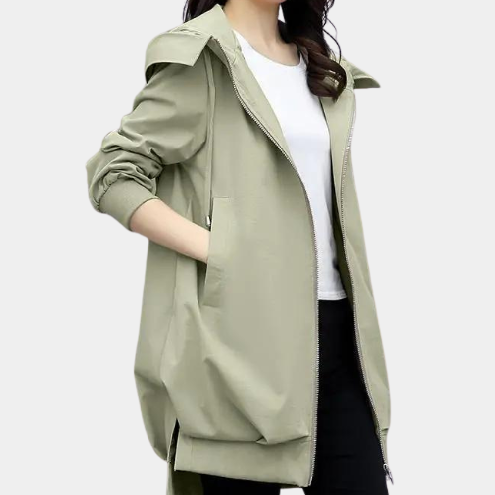 Herbstjacke Damen Modern Lang