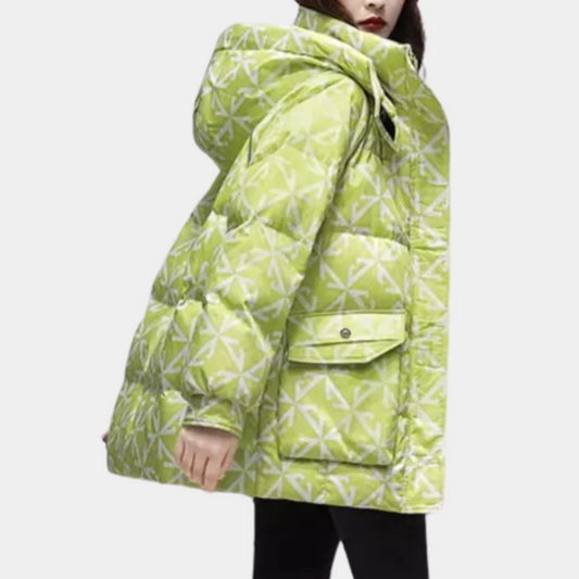 Elegante Damenwinterjacke Warm Gepolstert - IdealeKleiden