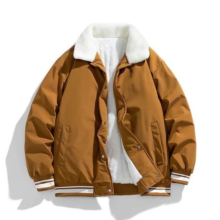 Herren Winterjacke Sherpa Pilot Warm Isoliert - IdealeKleiden