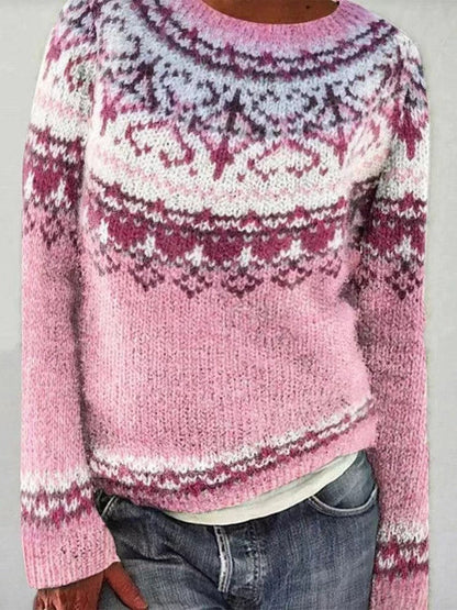 Weihnachtspullover Damen Rentier Motiv Festlich