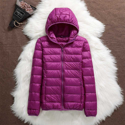 Wetterfeste Winterjacke Damen Daunen