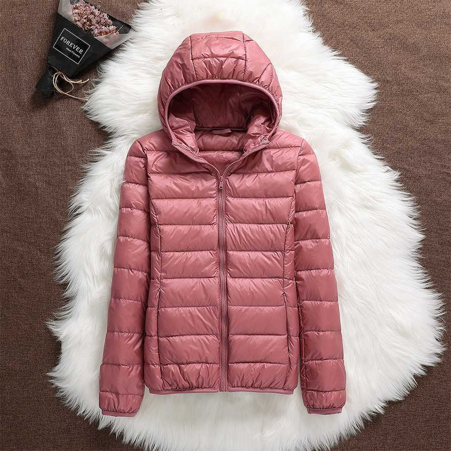 Wetterschutzjacke Damen Kuschel Warm