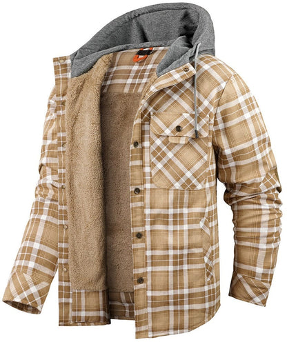 Robuste Outdoor-Jacke Woodland-Design