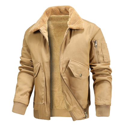 Stylische Sherpa Jacke Modern Damenschwarz