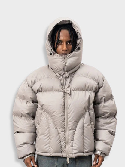 Herren Winterparka PufferJacke Kapuze